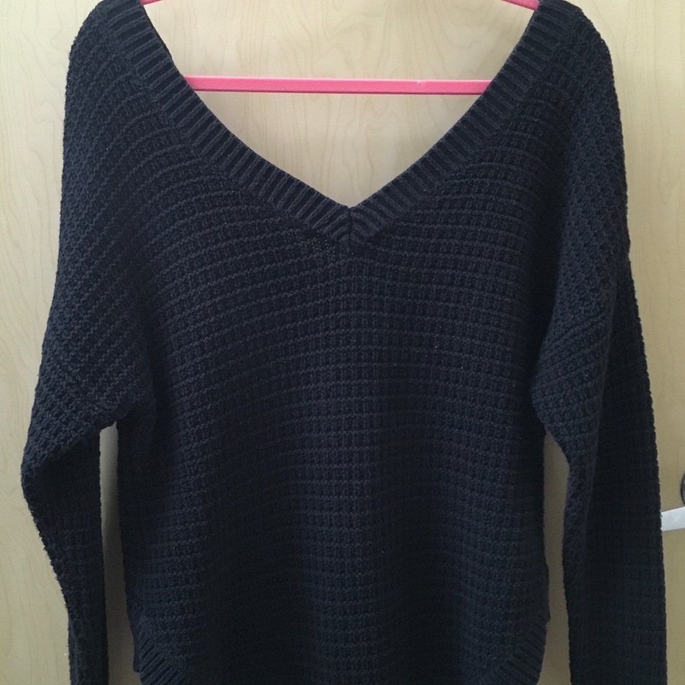 VS Oversized Off Shoulder Sweater
